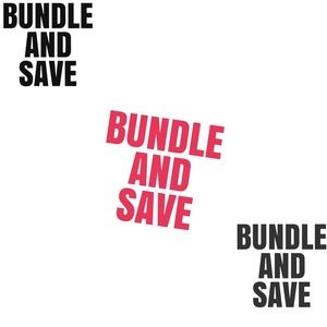 If you love 💕 the items. Bundle and Save